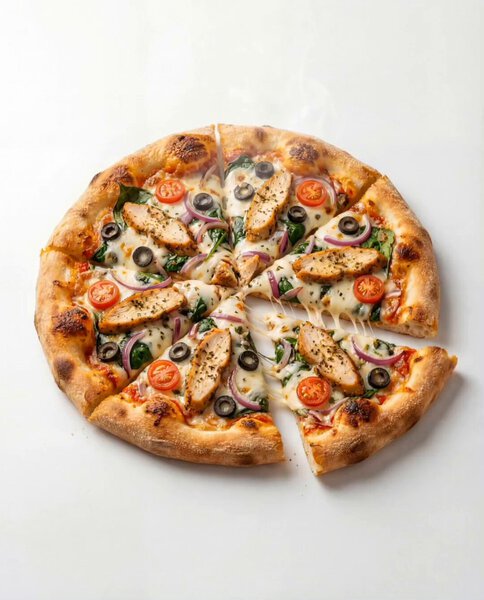 Exploding Chicken Pizza Infographic