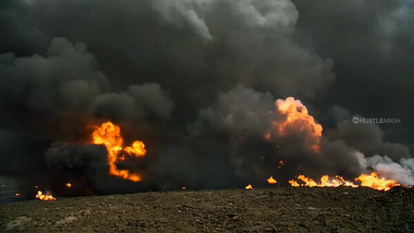 Young Soldier Battlefield Battle Scene