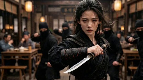 Black Woman Assassins Fight Scene