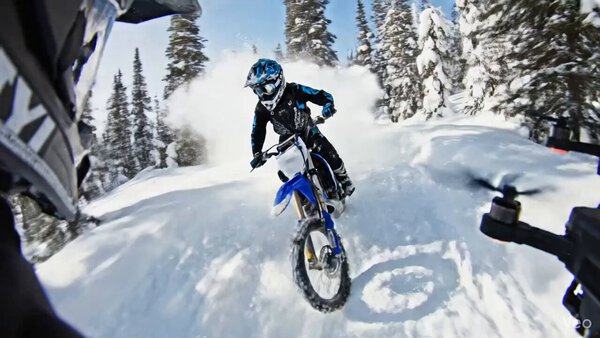 Snowy Forest FPV Chase