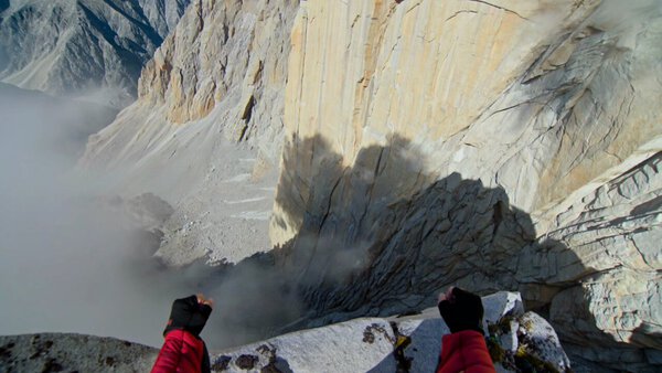 Multi Shot Wingsuit Cliff Jump