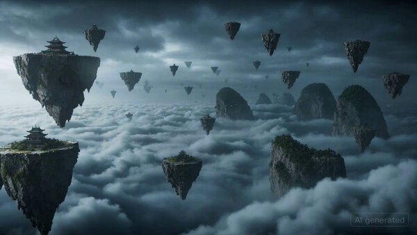 Surreal Sky Battlefield Action