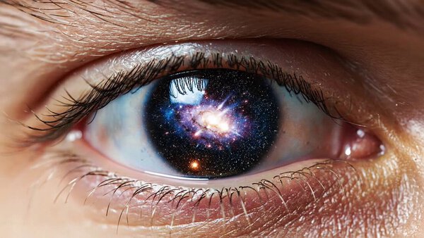 Eyeball Galaxy Black Hole