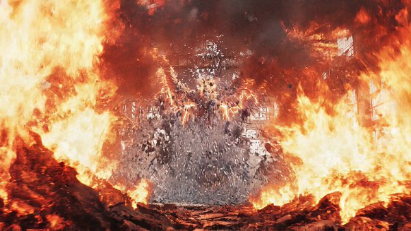 Phoenix Reborn in Flames