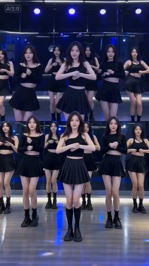 K-Pop Girl Group Dance Performance