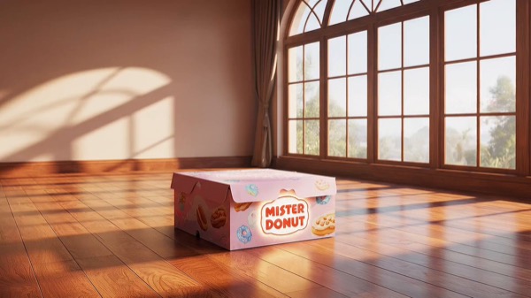Surreal Donut-Themed Room