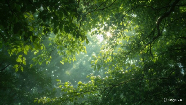 Cinematic Shots in Lush Forest
