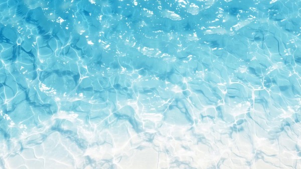 Top-Down Beach Wave Scene