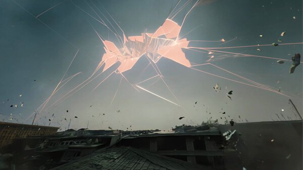 Interdimensional Creature Tears Sky