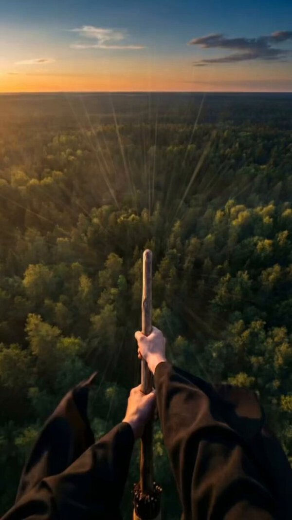 First Person Broomstick Flight