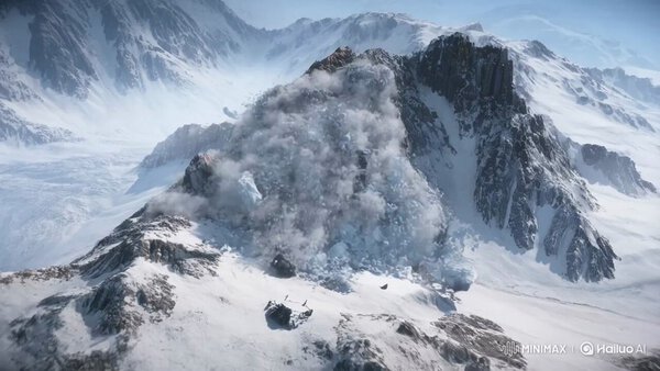 Massive Avalanche Scene