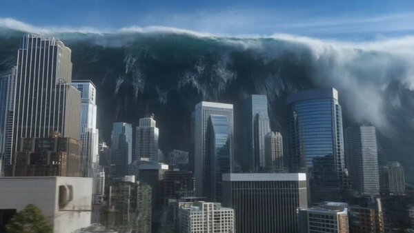 Epic Tsunami Coastal Destruction