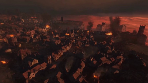 Epic Medieval Battlefield Shot