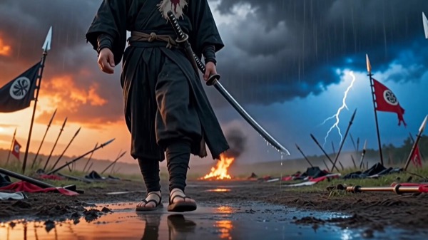 Lone Samurai Battlefield Walk