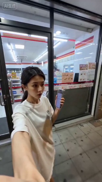 Taiwan Girlfriend Convenience Store Night