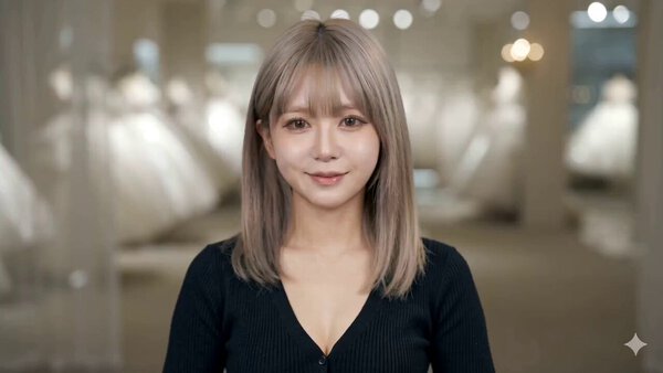 Wedding Dress Try-On Video