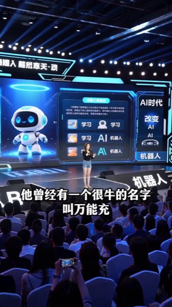 AI Singer on Stage Performance