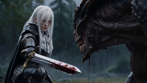 Dark Fantasy Combat Rain