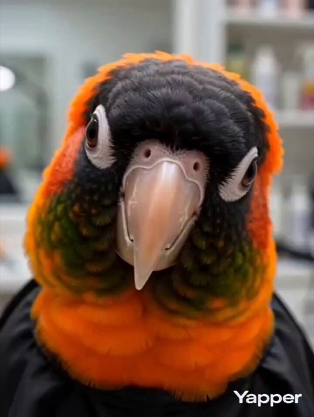 Parrot Salon Haircut