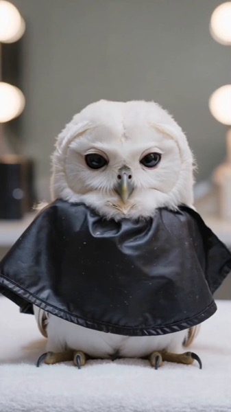 Kling Owl Haircut ASMR