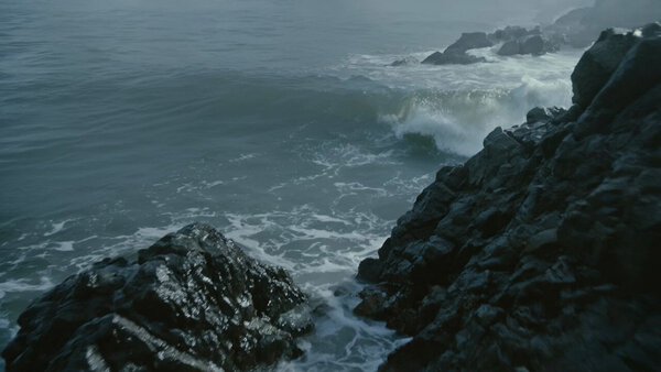 Viking Longships Coastal Shot