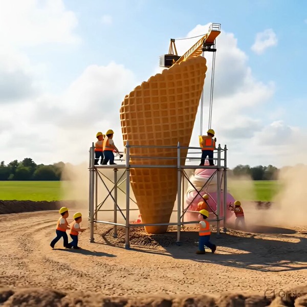 Miniature Ice Cream Crew