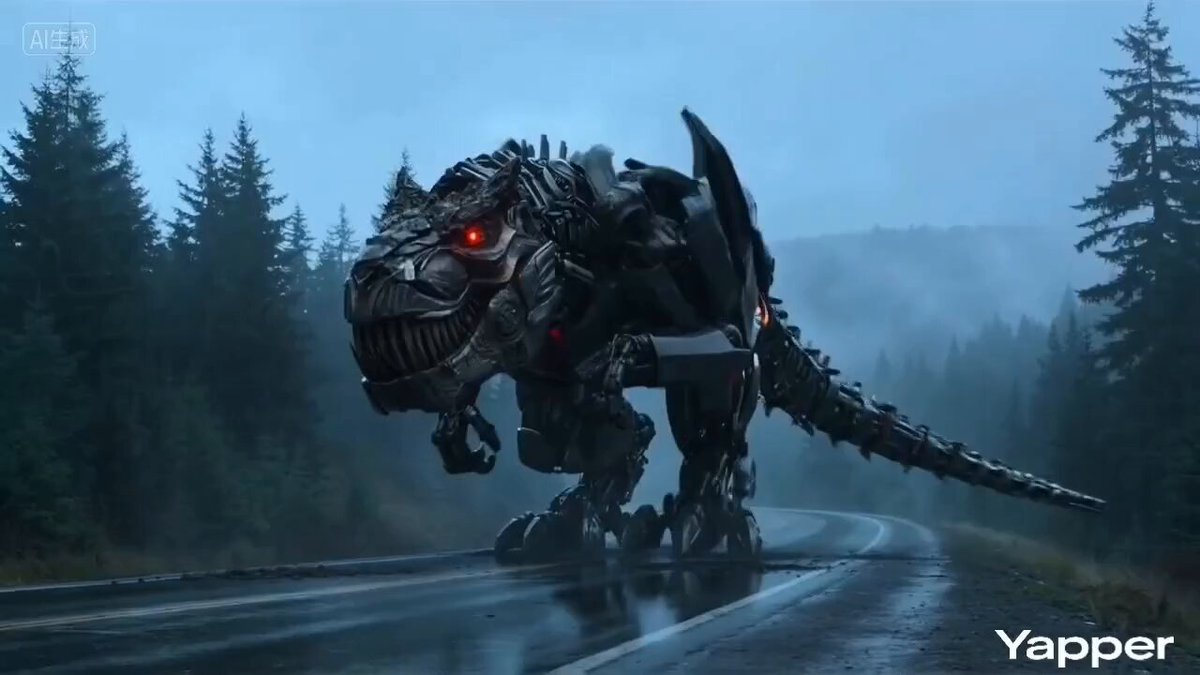 School Bus to T-Rex Mecha