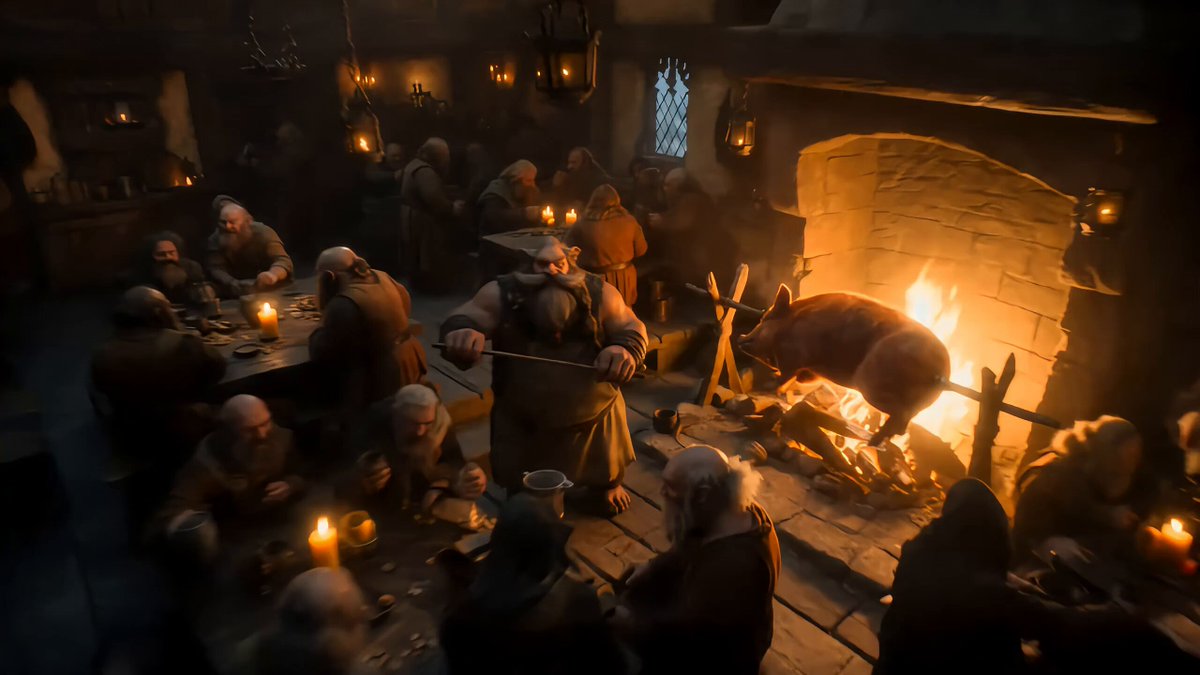 Medieval Fantasy Tavern - Single Take