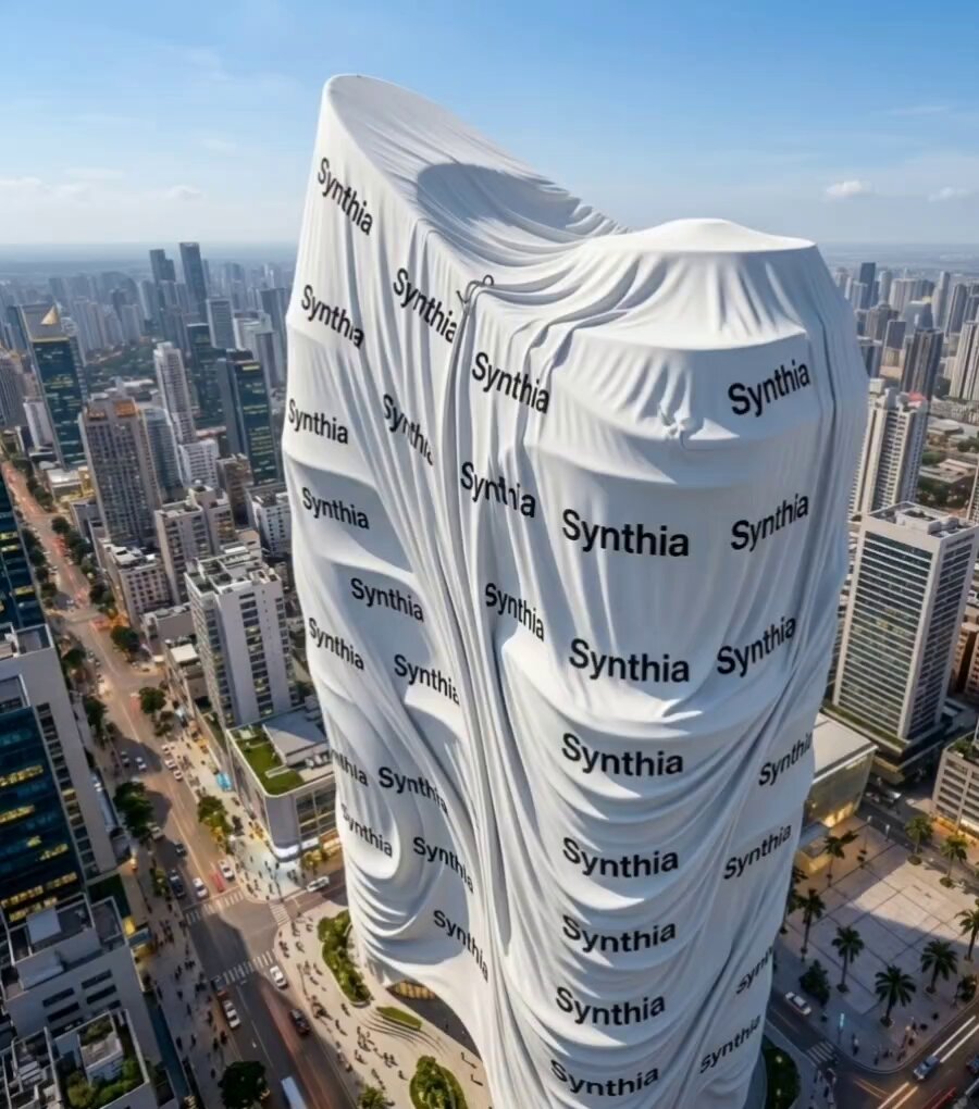 Helicopter Building Cloth Reveal