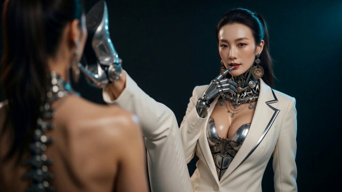 Cyberpunk Fashion Portrait