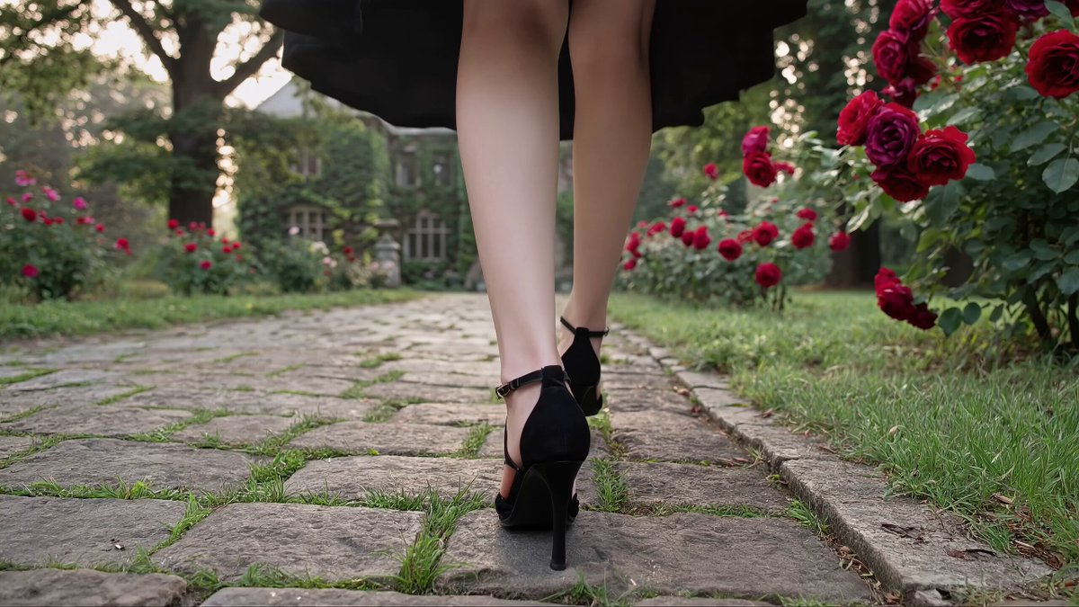 Fashion Garden Scene