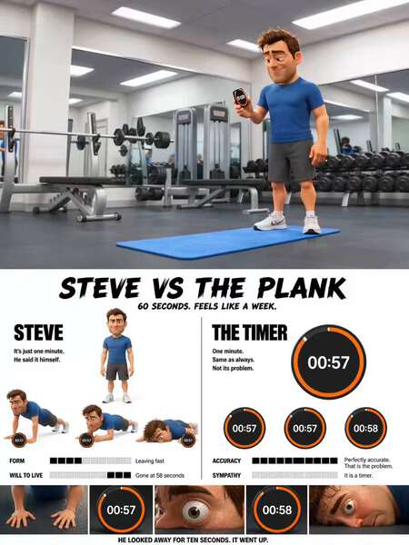 Steve vs The Plank