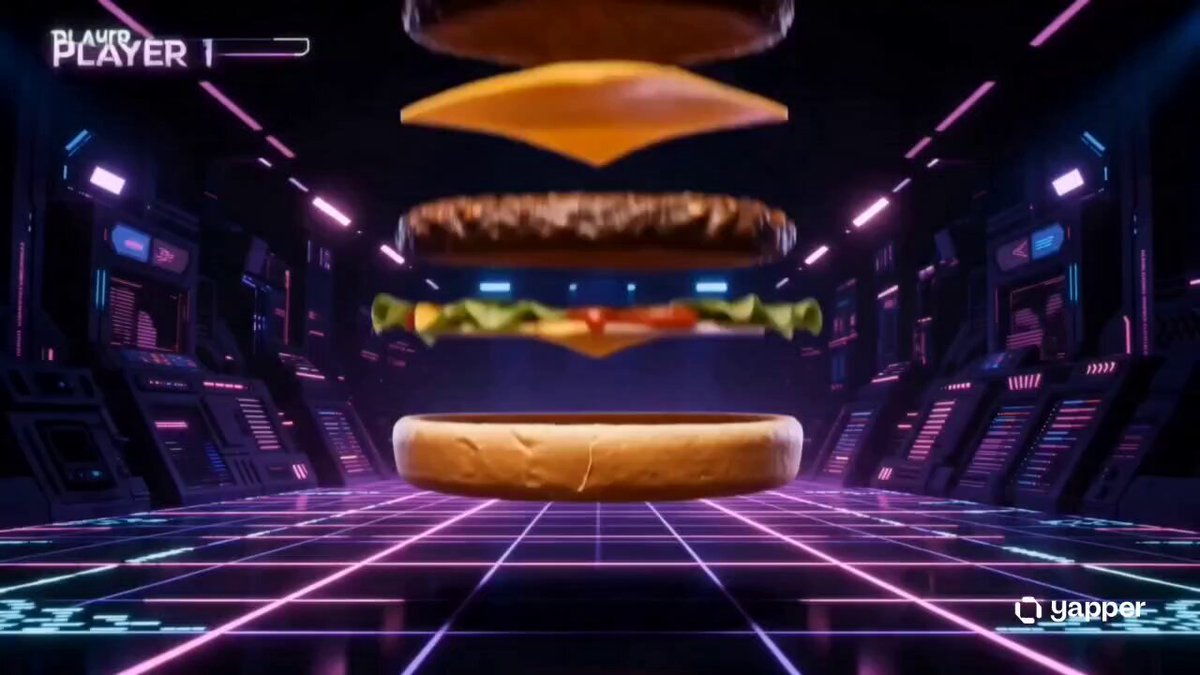 Arcade Burger vs Unicorn Battle