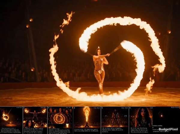 Fire Performer Cinematic Ritual