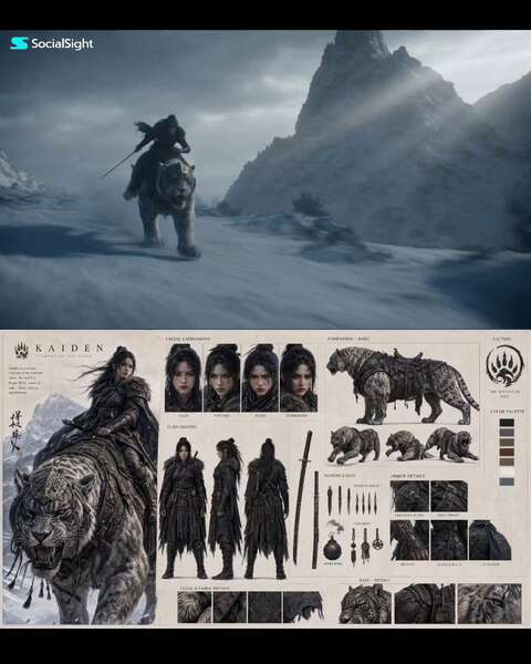 Frozen Warriors Battle Scene