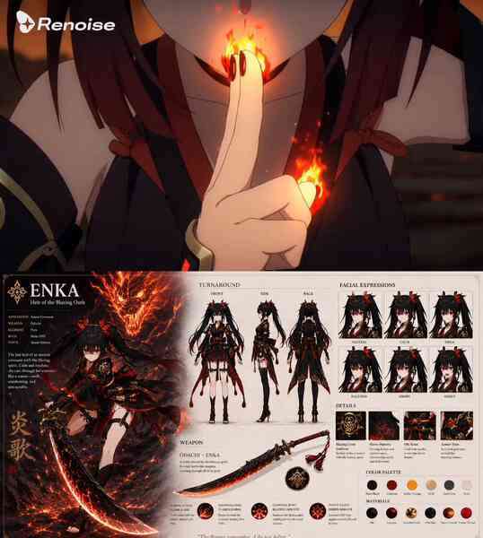 Flame Dragon Anime Transformation