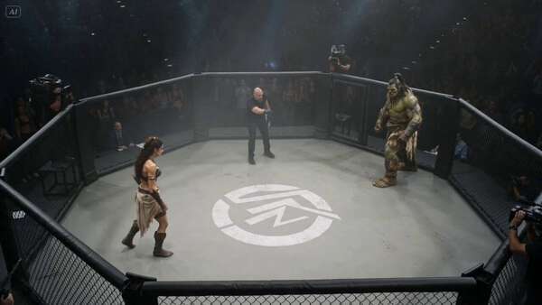 UFC Fantasy Fight Orc vs Human Rogue