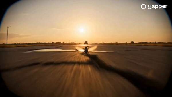 POV Fly First Person Chase Scene