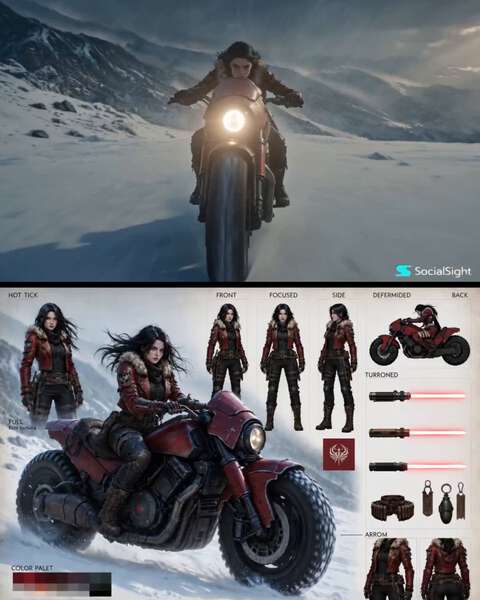 Crimson Rider Frozen Chaos