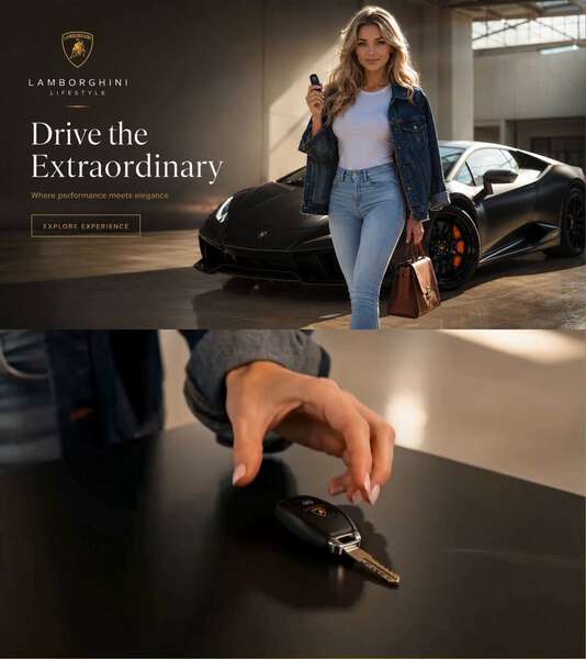 Lamborghini Huracán Cinematic Luxury Lifestyle