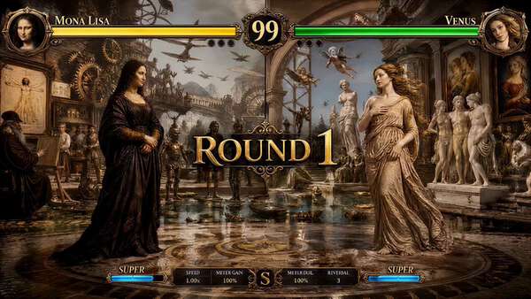 Classic Art Battle Mona Lisa vs Venus