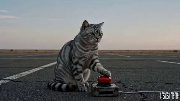 The Cat Pressed the Wrong Button