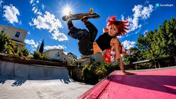 Gravity Stops for Her — Kling 3.0 Skate