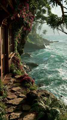 Tropical Coastal Wind Cottage