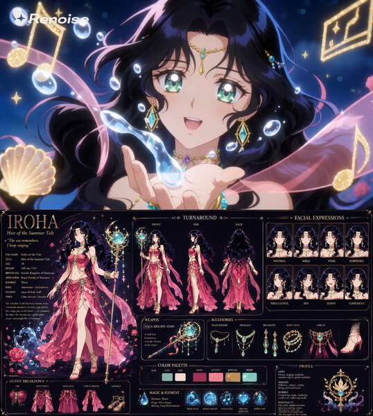 Magical Girl Transformation Workflow