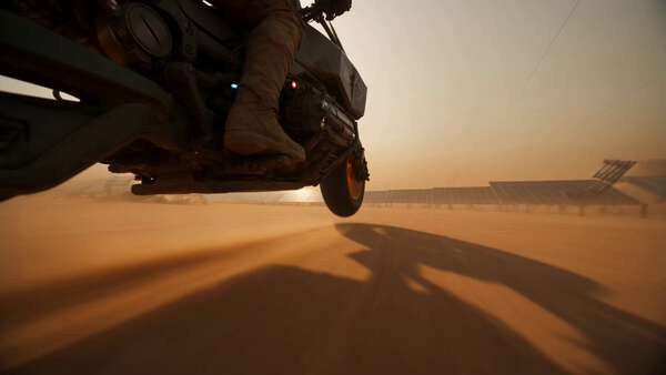 Racing Through Desert Ruins