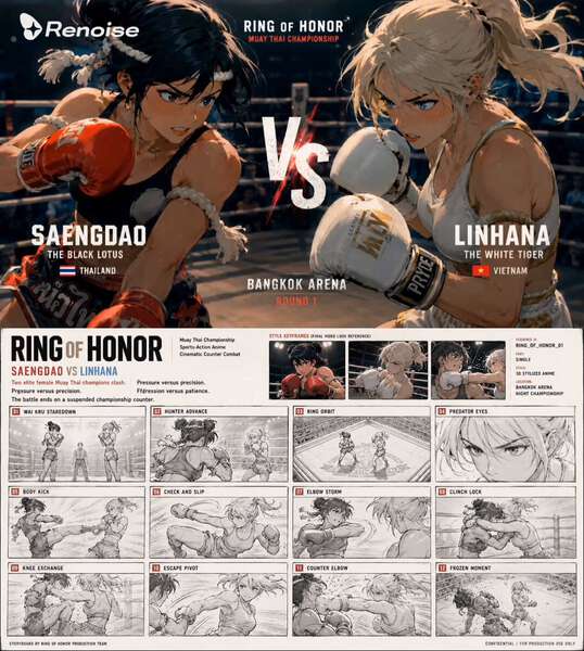 Muay Thai Championship Anime Fight Trailer